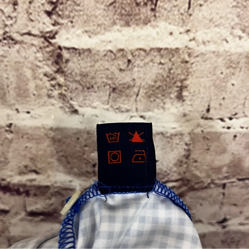 Donald Ross Sport Blue Check Short Sleeve Polo - Picture 9 of 9